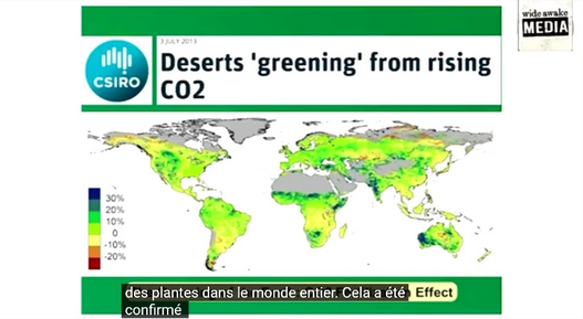 image de la vidéo CO2 utile et nécessaire pour faire verdir la terre